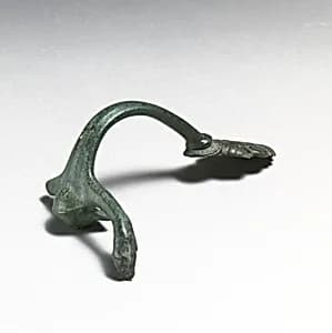 Bronze handle of a vessel by Unknown Artist
