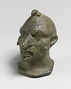 Bronze head of a grotesque by Unknown Artist