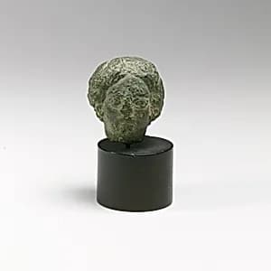 Bronze head of a youth by Unknown Artist