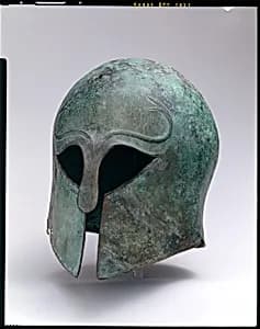 Bronze helmet of Corinthian type by Unknown Artist