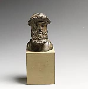 Bronze herm by Unknown Artist