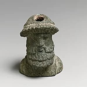 Bronze herm by Unknown Artist