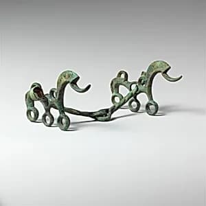 Bronze horse bit by Unknown Artist