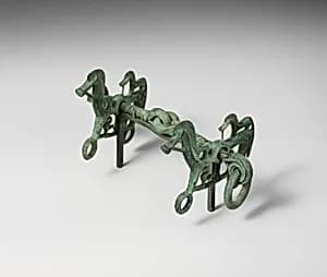 Bronze horse bit by Unknown Artist