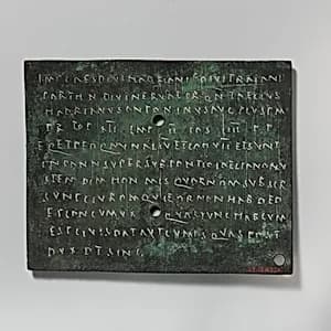 Bronze military diploma by Unknown Artist