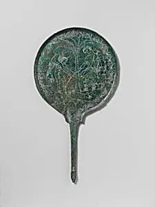 Bronze mirror by Unknown Artist