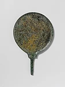 Bronze mirror by Unknown Artist