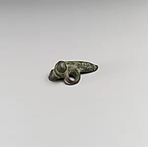 Bronze phallic amulet by Unknown Artist