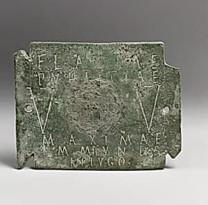 Bronze plaque by Unknown Artist