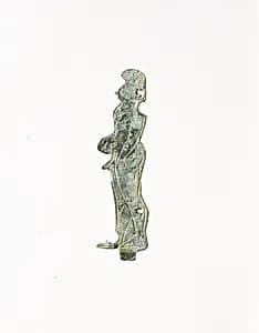Bronze plaque of a warrior by Unknown Artist