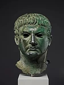 Bronze portrait of a man by Unknown Artist