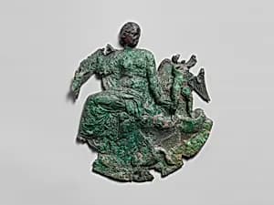 Bronze relief from a mirror by Unknown Artist