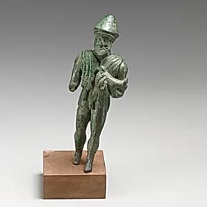 Bronze shepherd by Unknown Artist
