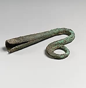 Bronze shepherd's crook by Unknown Artist
