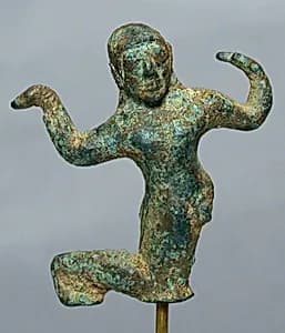 Bronze statuette of a dancer by Unknown Artist