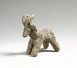 Bronze statuette of a goat by Unknown Artist