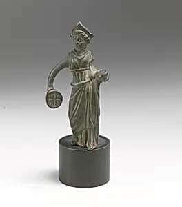 Bronze statuette of a goddess by Unknown Artist