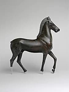 Bronze statuette of a horse by Unknown Artist
