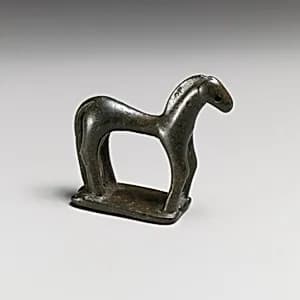 Bronze statuette of a horse by Unknown Artist