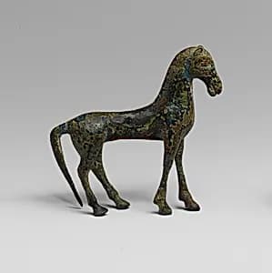 Bronze statuette of a horse by Unknown Artist