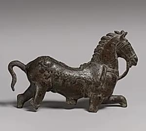Bronze statuette of a horse by Unknown Artist