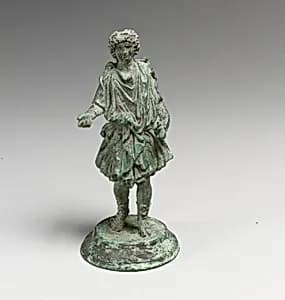 Bronze statuette of a Lar by Unknown Artist