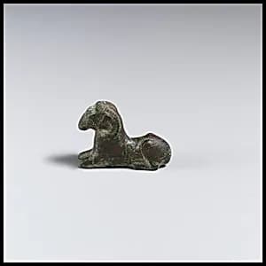 Bronze statuette of a ram by Unknown Artist