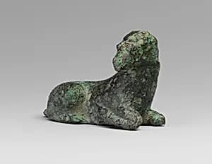 Bronze statuette of a sheep by Unknown Artist