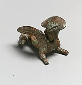 Bronze statuette of a sphinx by Unknown Artist