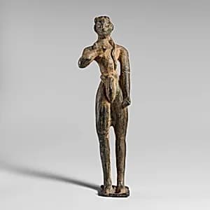 Bronze statuette of a votary by Unknown Artist