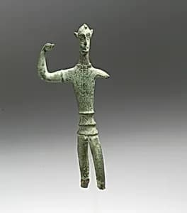 Bronze statuette of a warrior by Unknown Artist