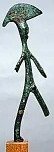 Bronze statuette of a warrior by Unknown Artist