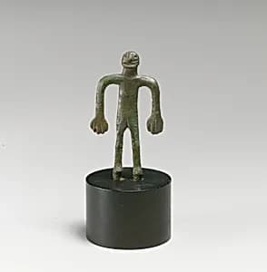 Bronze statuette (of a woman?) by Unknown Artist