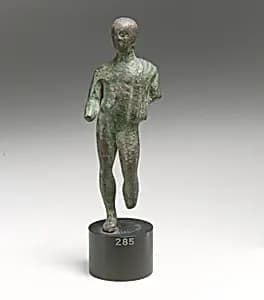 Bronze statuette of a youth by Unknown Artist