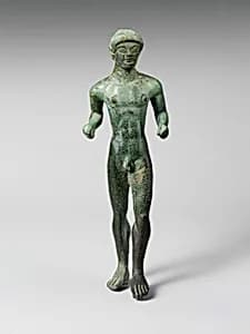 Bronze statuette of a youth by Unknown Artist