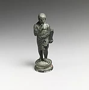 Bronze statuette of a youth by Unknown Artist