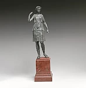 Bronze statuette of Artemis by Unknown Artist