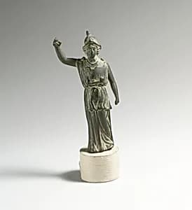 Bronze statuette of Athena by Unknown Artist