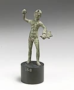Bronze statuette of Herakles by Unknown Artist