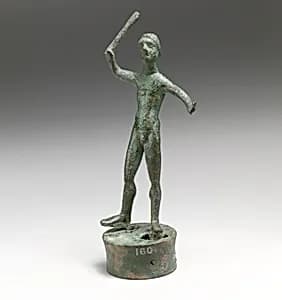 Bronze statuette of Herakles by Unknown Artist