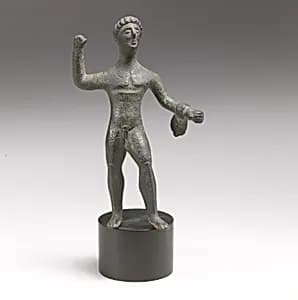 Bronze statuette of Herakles by Unknown Artist