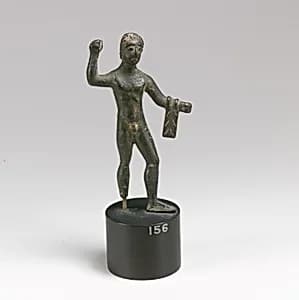 Bronze statuette of Herakles by Unknown Artist