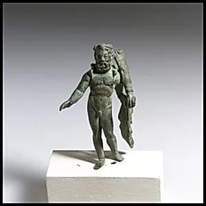 Bronze statuette of Hercules by Unknown Artist