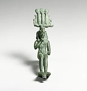 Bronze statuette of Horus by Unknown Artist