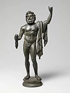Bronze statuette of Jupiter by Unknown Artist