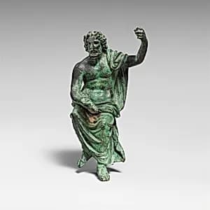 Bronze statuette of Jupiter Capitolinus by Unknown Artist