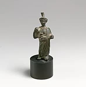 Bronze statuette of Minerva by Unknown Artist