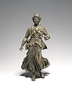 Bronze statuette of Minerva by Unknown Artist