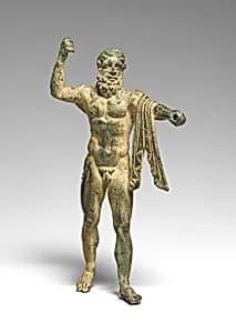 Bronze statuette of Neptune by Unknown Artist