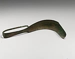 Bronze strigil (scraper) by Unknown Artist